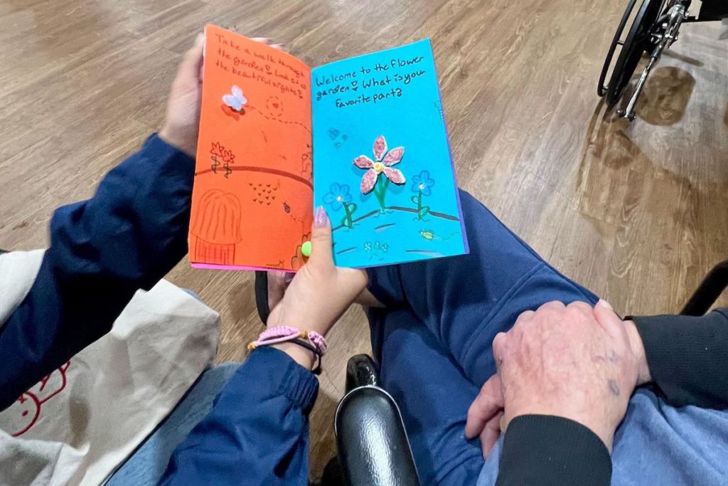 Books include scents, textured elements and vivid illustrations to spark memory recall. All photos courtesy of Pranaya Rishi 