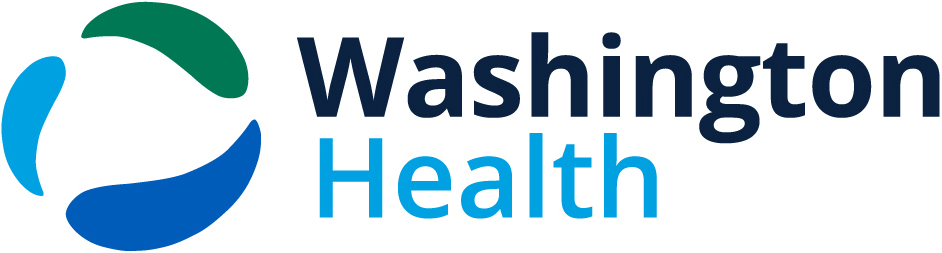 The new logo incorporates a calming blue as well as the traditional green. Logo courtesy of Washington Health