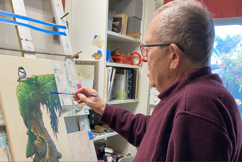  Thomas Cory has been painting for over five decades. Photos courtesy of FAA