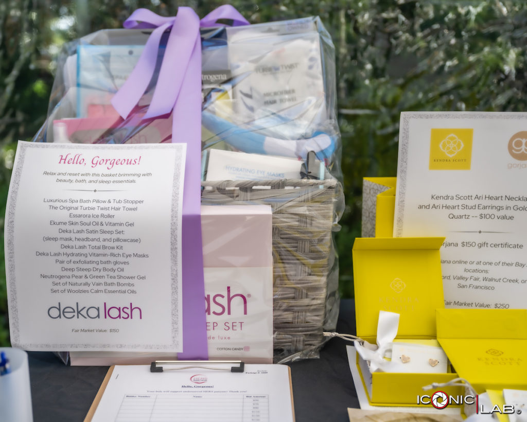 GOODIE BASKETS Local businesses and artists donate for the silent auction. Photo credit: Ramil Sumalpong, Iconic Lab