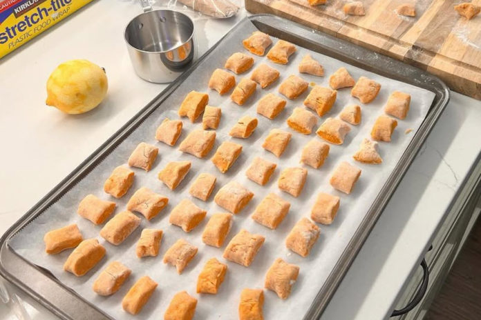 Make pasta from scratch at home