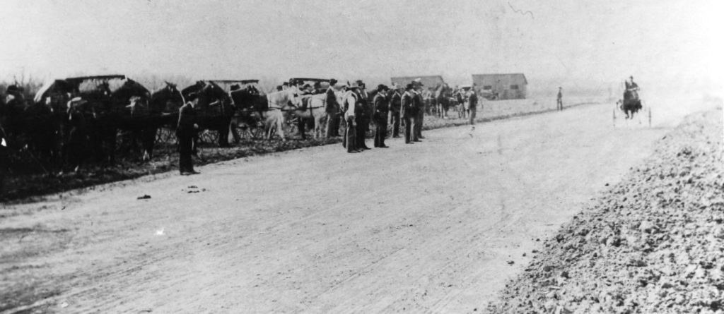 Sulky race at the Walton Track, Centerville, 1920s. Courtesy of Washington Township Museum of Local History